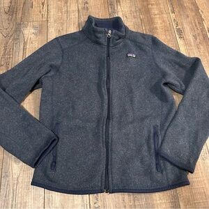 Patagonia Jacket Youth XXL Navy Blue Better Sweater Full Zip Fleece‎ Men’s Small